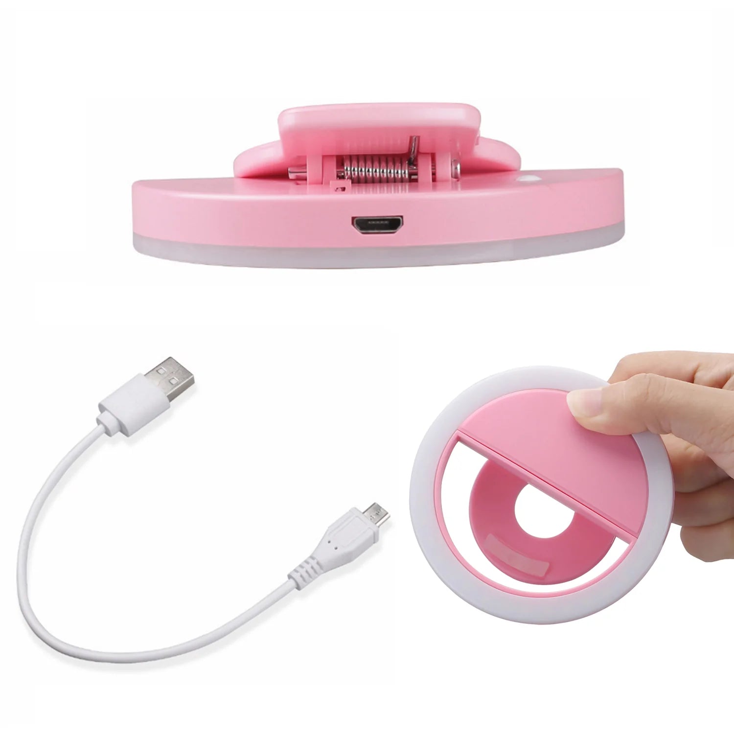 4785 Selfie Ring Light used for applying bright shade over face during taking selfies and making videos etc. DeoDap 4785 Selfie Ring Light used for applying bright shade over face during taking selfies and making videos etc. DeoDap